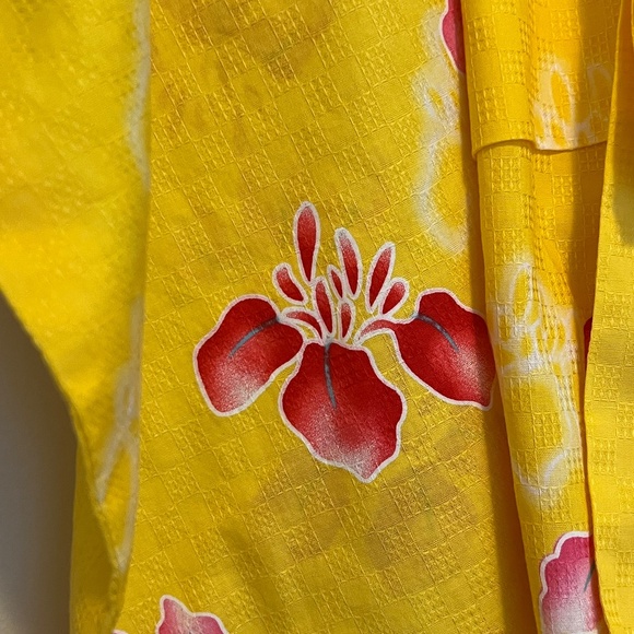 Japanese YUKATA KIMONO +OBI SET for 130cm Girl - Picture 2 of 6